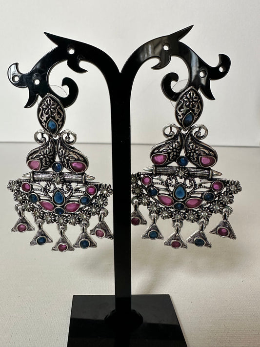 Chandbali Meenakari Earrings