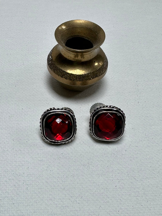 Oxidized Stud Earrings for Women and Girls