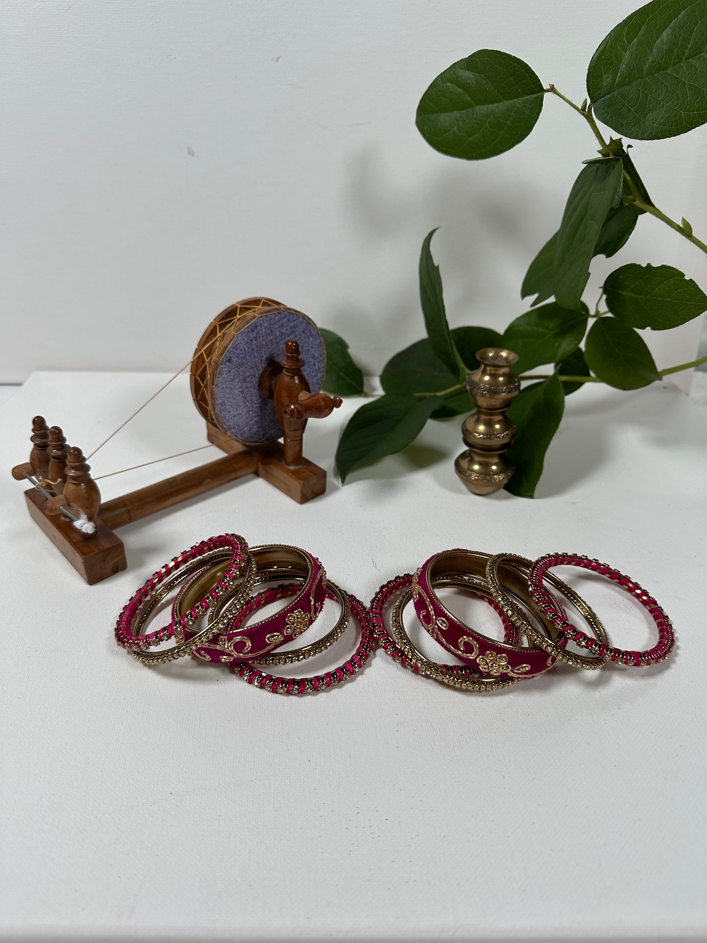 Bangles with Gajra